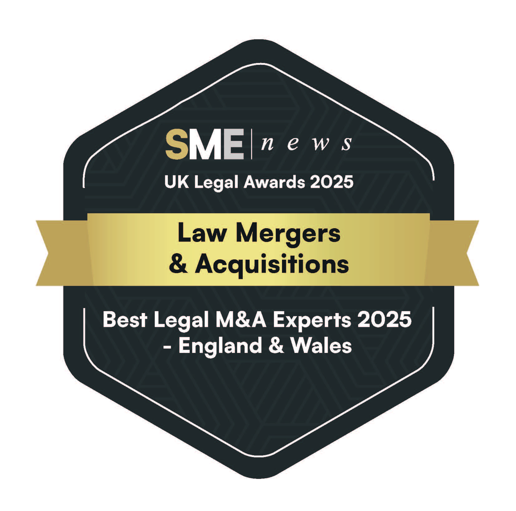 Mar25183_Law Mergers & Acquisitions_UK Legal Awards 2025_Winners Badge